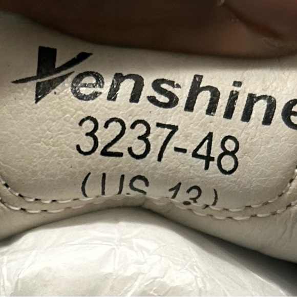 Venshine Walking Gray Shoes Leather Lightweight Breathable Slip On Loafer SZ 13 - Picture 5 of 11